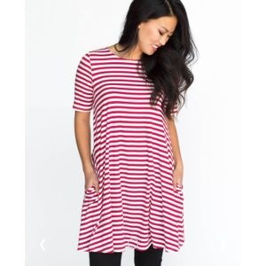 Short sleeve swing tunic